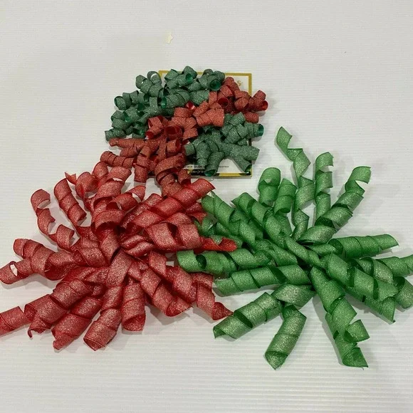 Lot of 28 Christmas Holiday Gift Bags and Bows - All New and High Quality - Picture 7 of 9